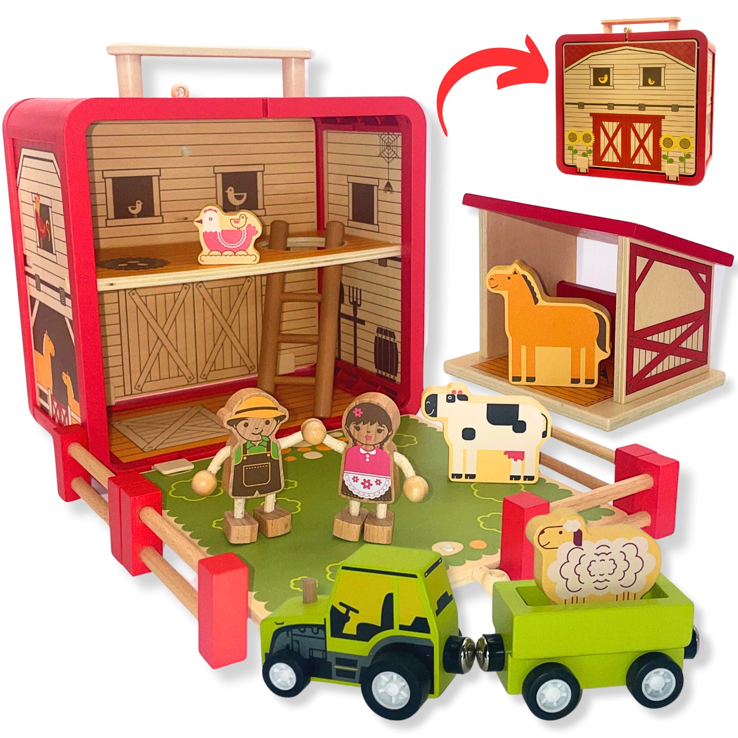 Wooden Farm Boxset Toy