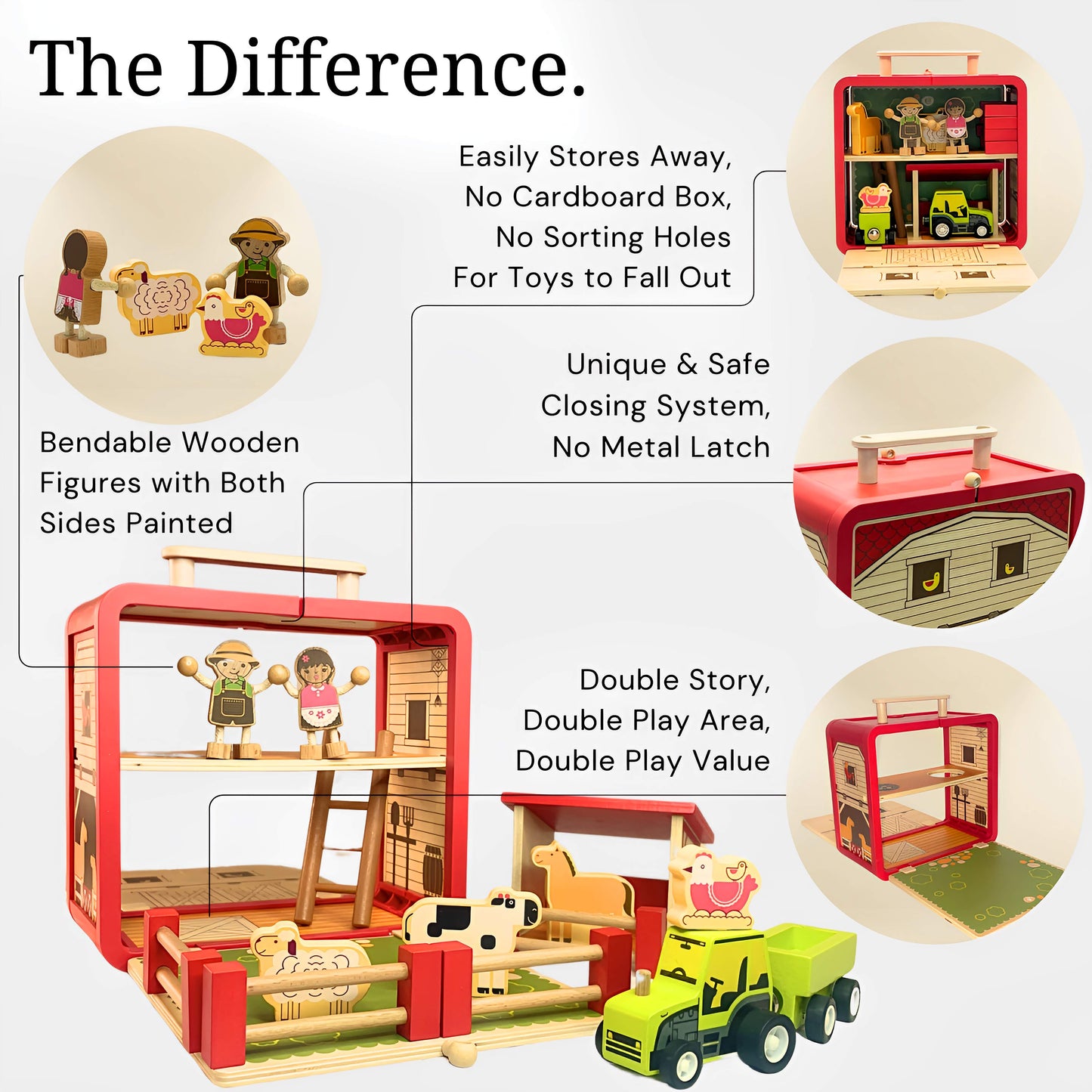 Wooden Farm Boxset Toy